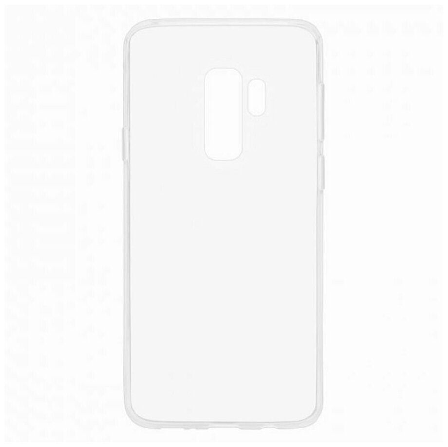 Прозрачный чехол на Samsung Galaxy S9 Plus Derbi Slim Silicone противоударный кейс, защитный силиконовый бампер, накладка с защитой камеры