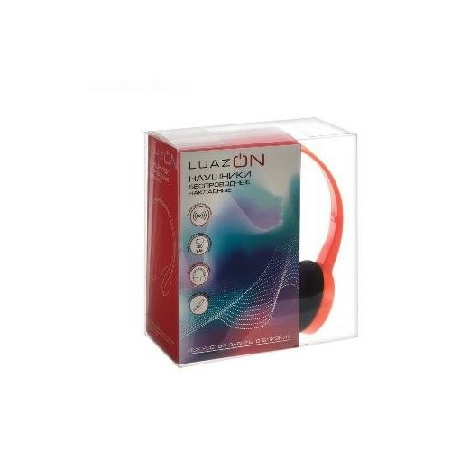 Наушники LuazON накладные беспроводные с микрофоном управление треками Черный 190000₽