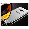 Бампер алюминиевый зеркальный для Samsung Galaxy S7 серый - изображение