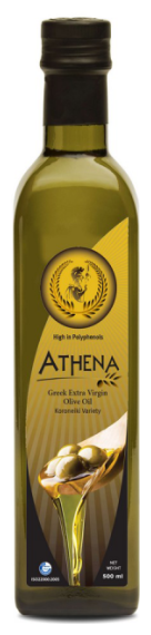 Масло оливковое Athena EV, 500мл, стекло