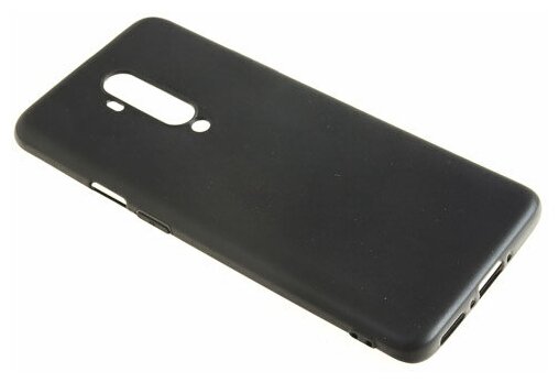 Силиконовый чехол TPU Case матовый для OnePlus 7T Pro черный