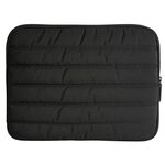 Чехол Bustha Puffer Sleeve Nylo/Leather для Macbook Air/Pro 13 (18/20), цвет угольно-чёрный - изображение