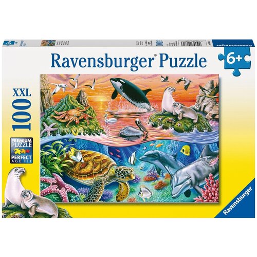 Пазл Ravensburger Прекрасный океан, 100 элементов пазл ravensburger 99 деталей лама