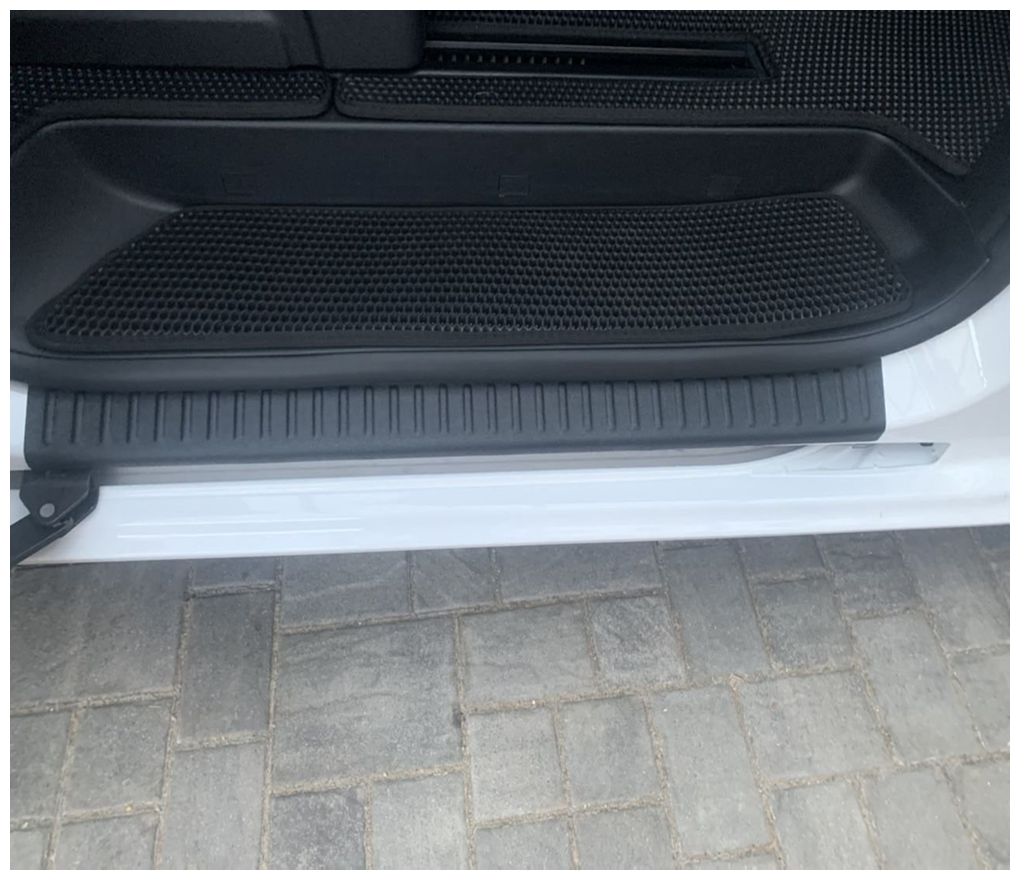 Накладки на внутренние пороги передних дверей Peugeot Traveller L3 2016- ; Peugeot Traveller L2 2016-; Opel Zafira Life L 2019-