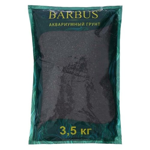 Barbus Грунт BARBUS кварцит, черный, 2-5мм 3,5кг