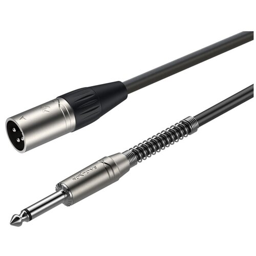 разъем xlr папа roxtone rx5m nt Кабель аудио 1xJack - 1xXLR Roxtone SMXJ250/3 3.0 m