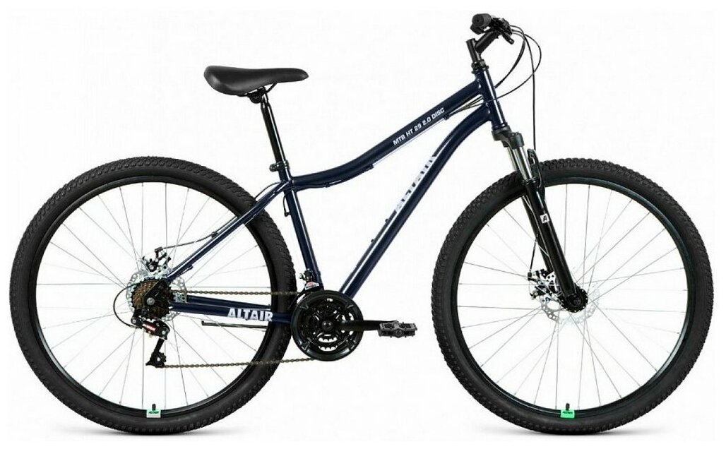 Велосипед Altair MTB HT 29 2.0 2021 рост 21" Темно-синий/Серебро