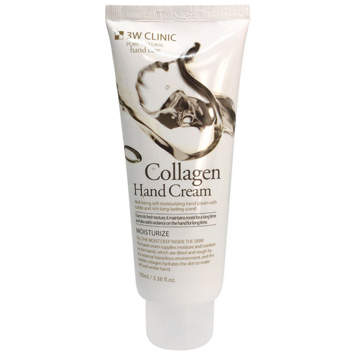 Крем для рук увлажняющий с коллагеном 3W Clinic Collagen Hand Cream 100ml