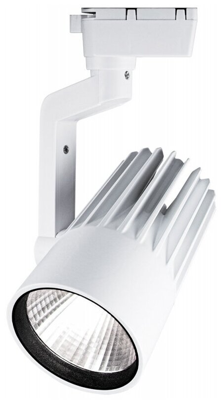 фото Светильник трековый светодиод 25Вт 4000К 2200Лм IP40 PTR 0125-2 80х122х220 белый Jazzway