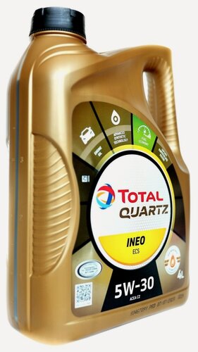 Изображение товара Моторное масло синтетическое TOTAL Quartz INEO ECS 5W30 канистра 4 л.