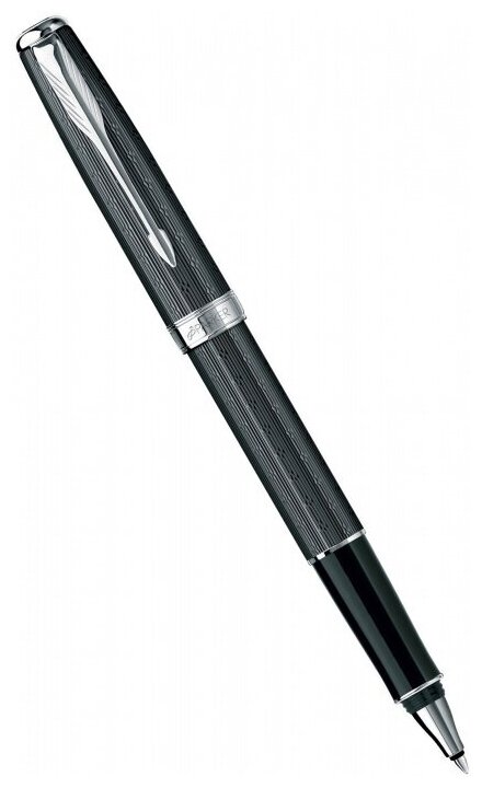 Parker R0808520 Ручка роллер parker sonnet chiselled t550, carbon ct