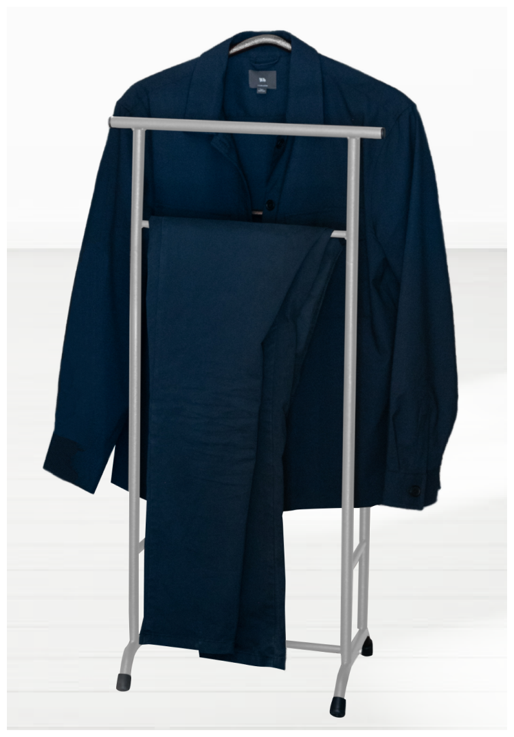 Вешалка напольная костюмная INHOME серый металлик INHVS1/3 - фотография № 2