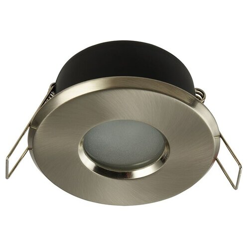 VEGA A3470N Светильник встраиваемый, цвет никель, GU10 220V IP54, D 84mm H 55mm