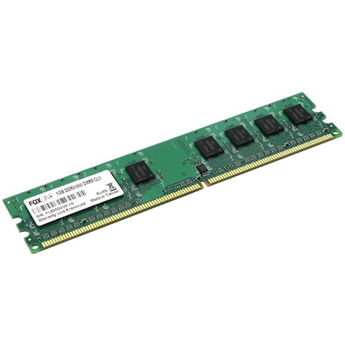 Оперативная память Foxline 1 ГБ DDR2 800 МГц DIMM CL5 FL800D2U-1G 242400₽