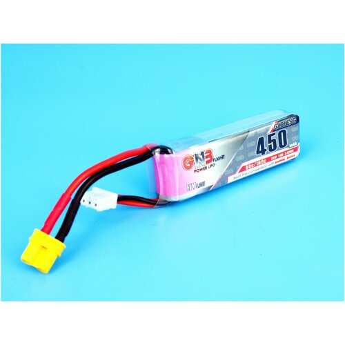 Аккумулятор GNB 450mah 2S 80C HV 3095 gaoneng gnb 450mah 2s 7 6 v 3s 11 4 v 4s 15 2 v hv 80c 160c длинный тип lipo батарея для fpv дрона rc вертолета квадрокоптера запчасти