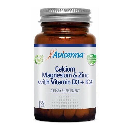 Avicenna Calcium Magnesium & Zink with Vitamin D3 + K2 таб., 217 г, 60 шт.