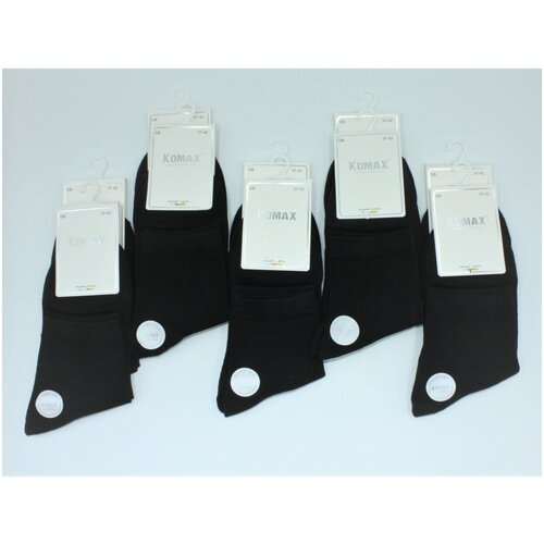 фото Носки женские черные komax gb-b /10пар , черные, размер 37-42