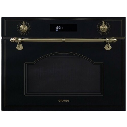 Духовой шкаф с СВЧ 46 см Graude Classic BWGK 450 S черный 6099000₽