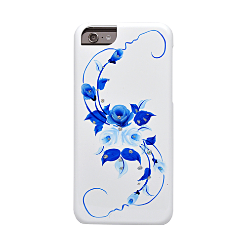 Накладка iCover Hand Printing для iPhone 6 / 6s - Vintage Rose\Blue