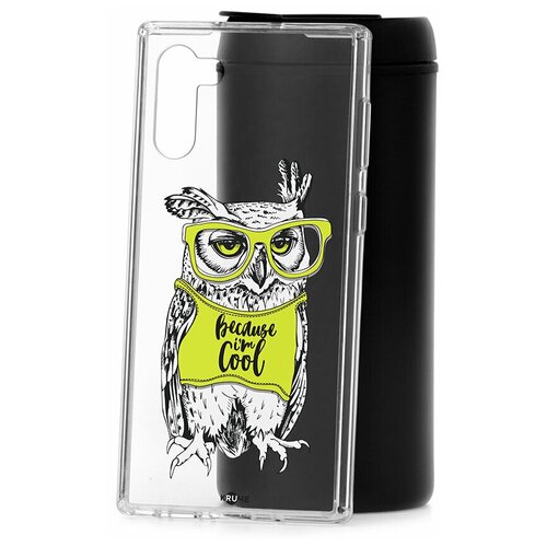 фото Чехол на samsung galaxy note 10 kruche print сова в очках / чехол для samsung / чехол с рисунком / чехол с принтом / чехол для самсунг / чехол для самсунг / бампер на гелакси / чехол накладка для гэлэкси / противоударная накладка для samsung galaxy / защита для galaxy / защита на samsung / cиликоновый чехол для samaung galaxy / пластиковый чехол на самсунг / защитный чехол для самсунг / чехольчик / защита телефона / ударопрочный чехол / галакси кruче