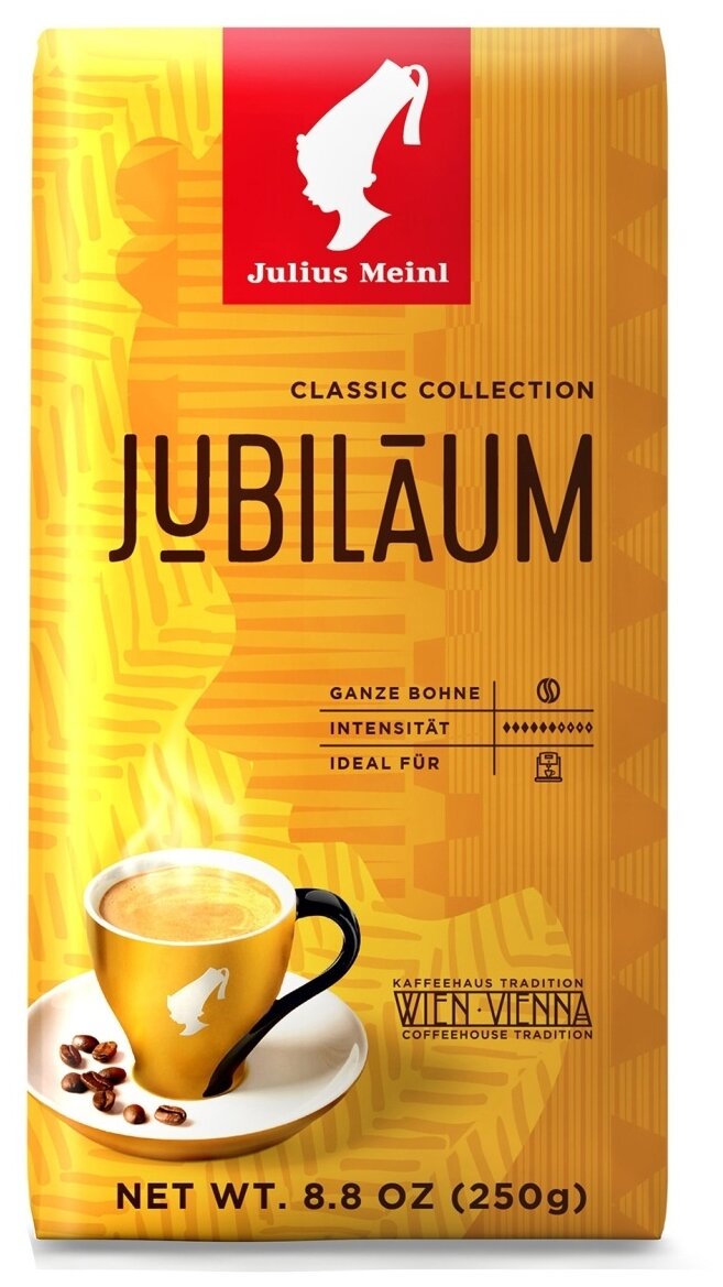 Кофе в зернах Julius Meinl Jubiläum (Юбилейный, классическая коллекция), 2x250г - фотография № 3