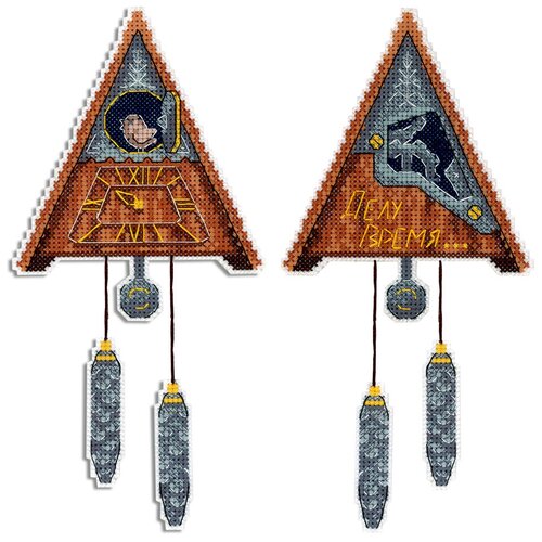 фото Набор для вышивания м.п.студия р №02 №465 делу время 10 х 17 см 1 шт. жар-птица