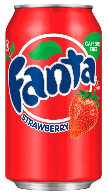 Газированный напиток Fanta Strawberry со вкусом клубники (США), 355 мл (12 шт) - фотография № 5