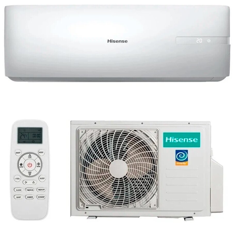 Инверторная сплит-система Hisense SILVER DC Inverter AS-09UR4SYDDL1(S)