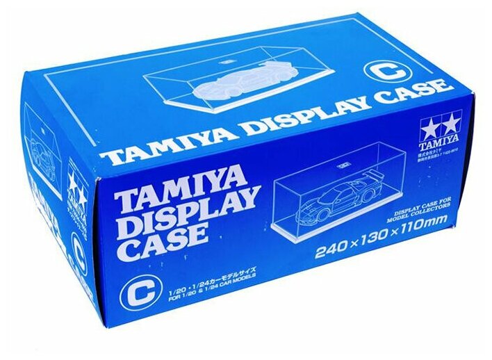 Tamiya Футляр C 240х130х110мм с черной подставкой Tamiya