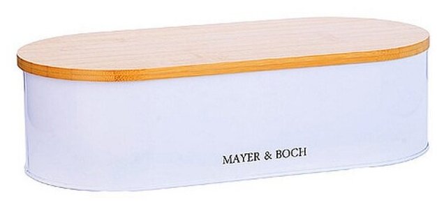 Хлебница Mayer&boch 44х21х12,3см сталь/бамбук (29907)