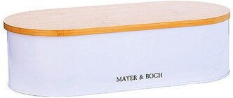 Хлебница Mayer&boch 44х21х12,3см сталь/бамбук (29907)