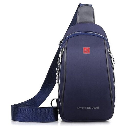 фото Однолямочный рюкзак rotekors gear rg7367 синий