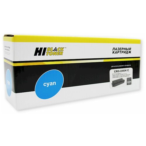 Картридж Hi-Black (HB-№046H C) для Canon LBP-653/654/MF732/734/735, C, 5K картридж easyprint lc 046h c 046h c 046h 046 c046hc cs для принтеров canon голубой