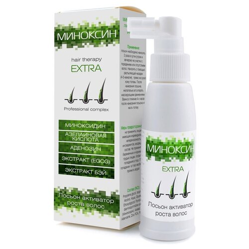 Миноксин EXTRA Лосьон активатор роста волос 100мл