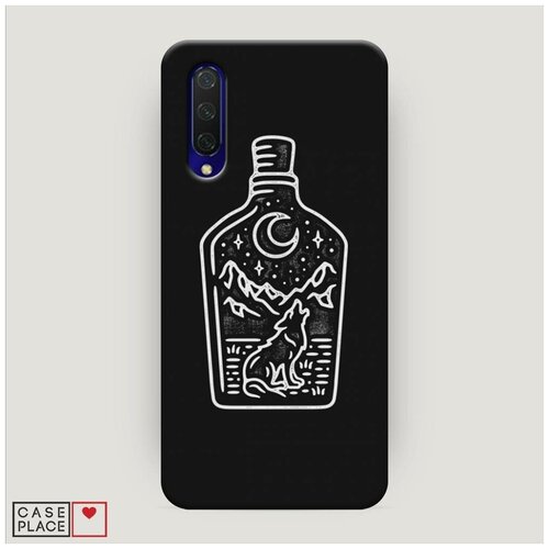 фото Чехол пластиковый xiaomi mi cc9 бутылка арт case place