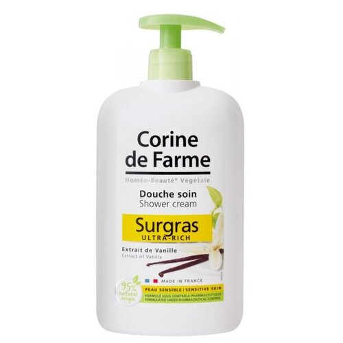 Крем для душа CORINE de FARME Surgras, 750 мл крем для душа corine de farme coconut extract 750 мл