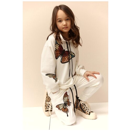 фото Худи для девочки (размер: 152), арт. wo wojcik21 175, цвет белый