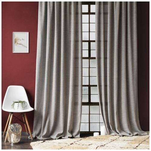 фото Blv комплект штор джуди бежево-коричневый lxl