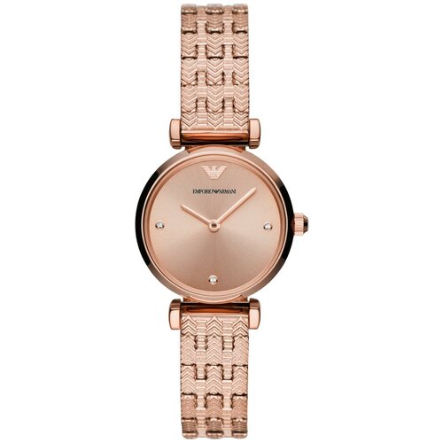 наручные часы emporio armani ar11342 золотой розовый Наручные часы EMPORIO ARMANI Gianni T-Bar, золотой, розовый