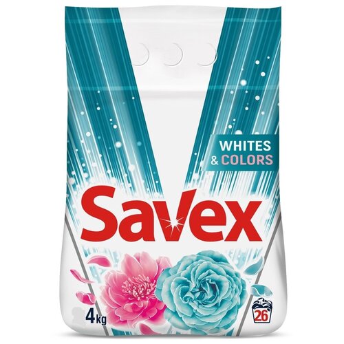 Стиральный порошок Savex Whites  & Colors Automat 2 в 1 (4кг) Болгария