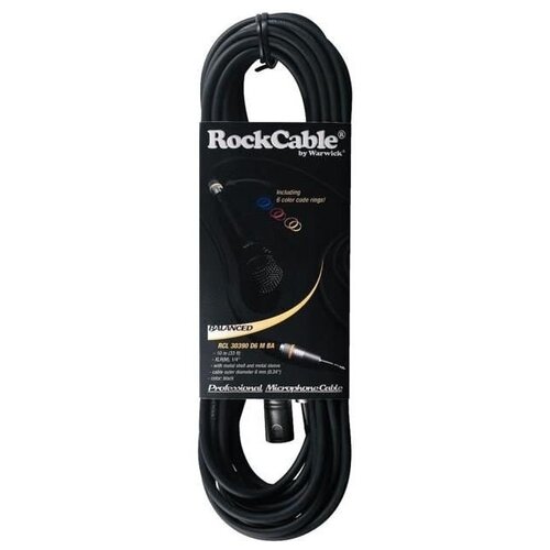 Микрофонный кабель XLR(М) XLR( F) 10 м Rockcable RCL30360 D6