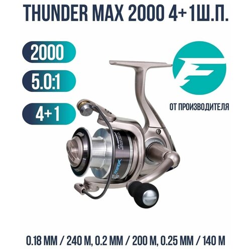 фото Катушка спиннинговая flagman thunder max 2000
