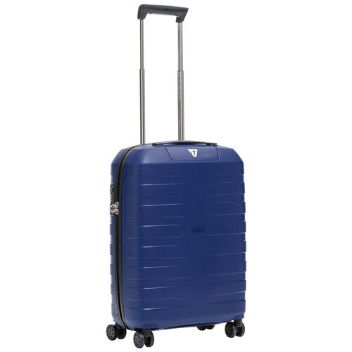 Чемодан RONCATO Box, 41 л, размер S, синий roncato чемодан 5513 box cabin trolley 4 wheels 03 01 blue nero
