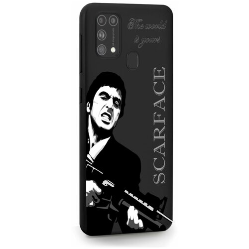 черный силиконовый чехол musthavecase для samsung galaxy a03 scarface tony montana лицо со шрамом для самсунг галакси а03 Черный силиконовый чехол MustHaveCase для Samsung Galaxy M31 Scarface Tony Montana/ Лицо со шрамом для Самсунг Галакси M31