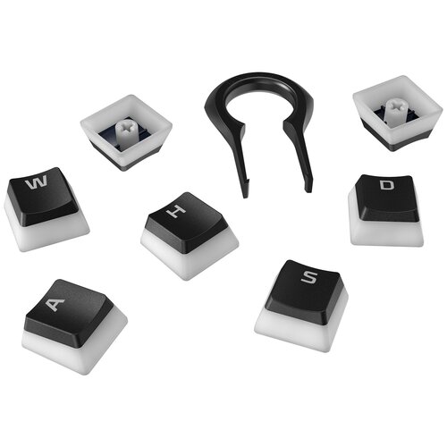 Клавиатура HYPERX Keycaps Pudding прозрачный черный 4p5p4axacb 5070₽