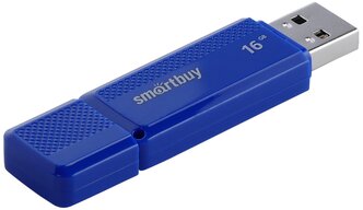 Флеш-диск 16 GB, SMARTBUY Dock, USB 2.0, синий, SB16GBDK-B В комплекте: 1шт.