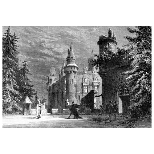 фото Постер на холсте замок (castle) №29 73см. x 50см. твой постер