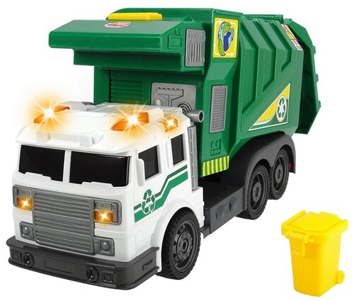 Мусоровоз Dickie Toys 3308378, 39 см, зеленый/белый