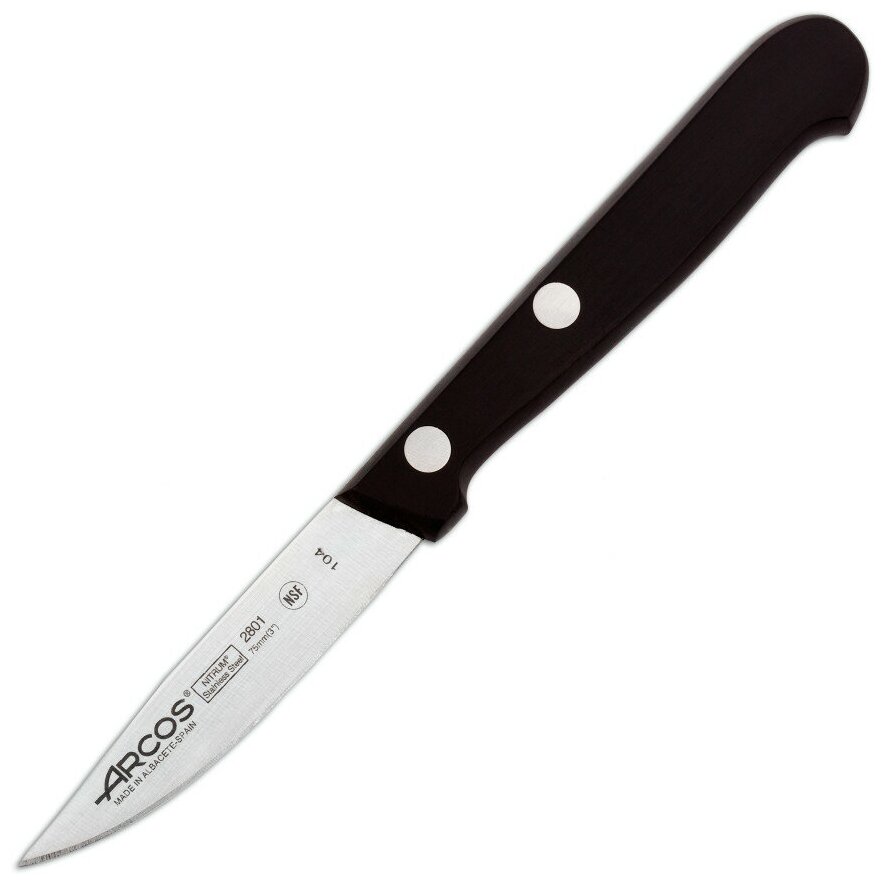 Нож кухонный для чистки 7,5 см ARCOS Universal арт. 2801-B