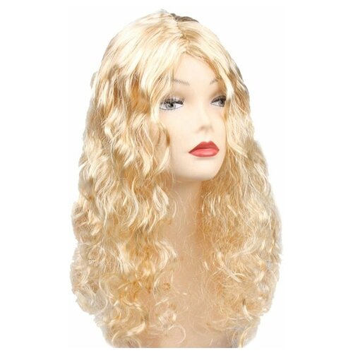 карнавальный парик блондинка кудрявые концы 120 г Карнавальный парик «Блондинка», длинные волосы, 140 г